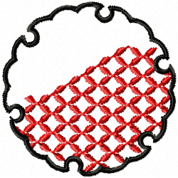 Flowers And Tree Embroidery Design 12